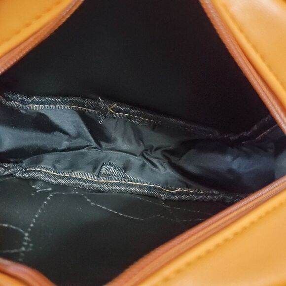 Orange and black jack 'o lantern crossbody bag - Picture 3 of 8